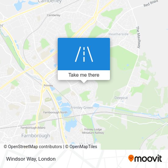 Windsor Way map