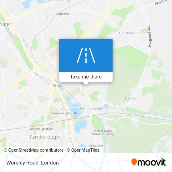 Worsley Road map