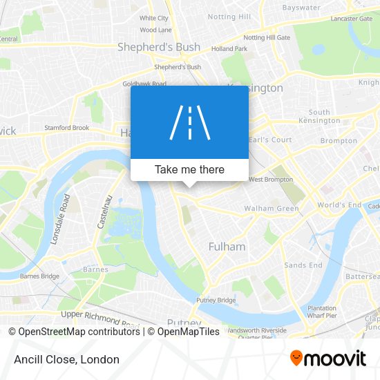 Ancill Close map