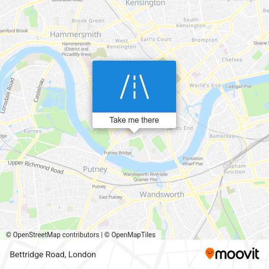 Bettridge Road map
