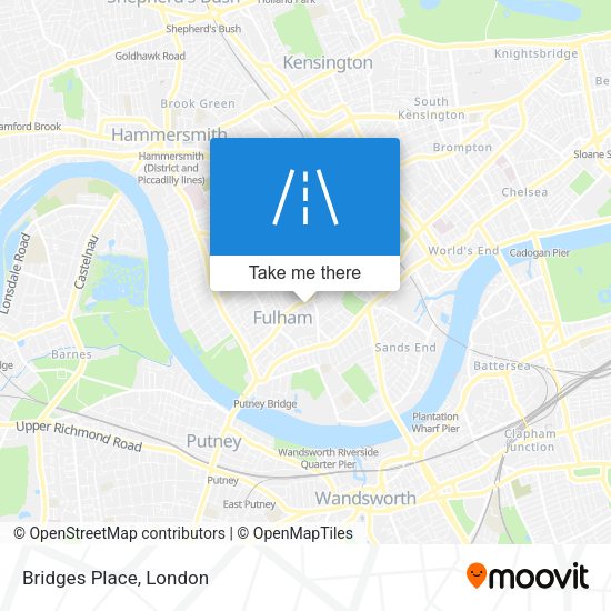 Bridges Place map