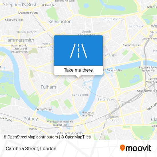 Cambria Street map