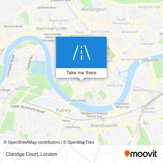 Claridge Court map