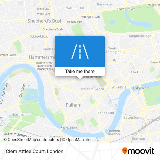 Clem Attlee Court map