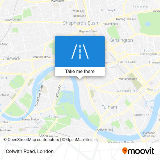 Colwith Road map
