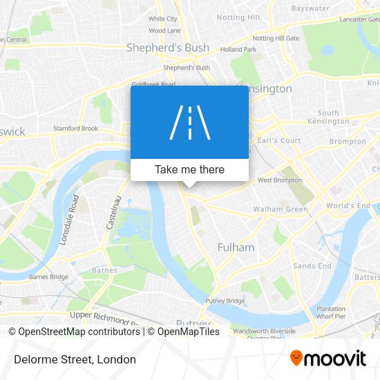 Delorme Street map