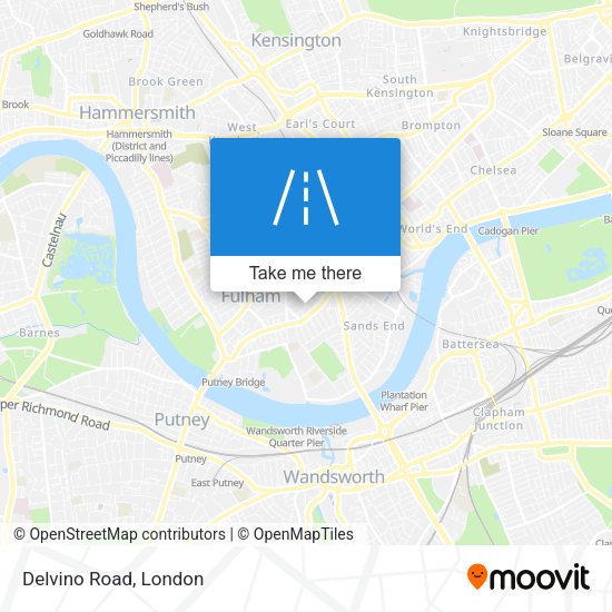 Delvino Road map