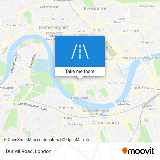 Durrell Road map