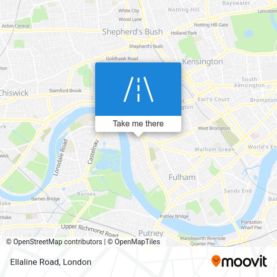 Ellaline Road map