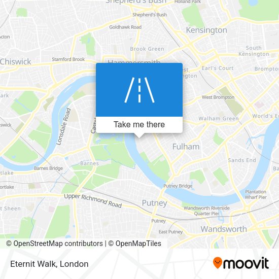 Eternit Walk map