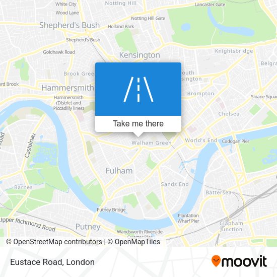 Eustace Road map