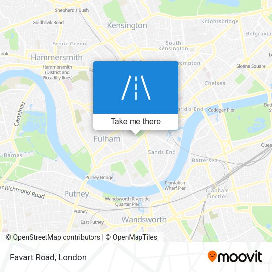Favart Road map