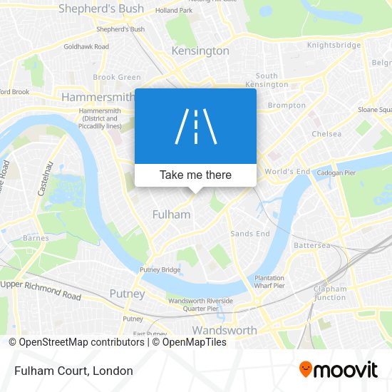 Fulham Court map