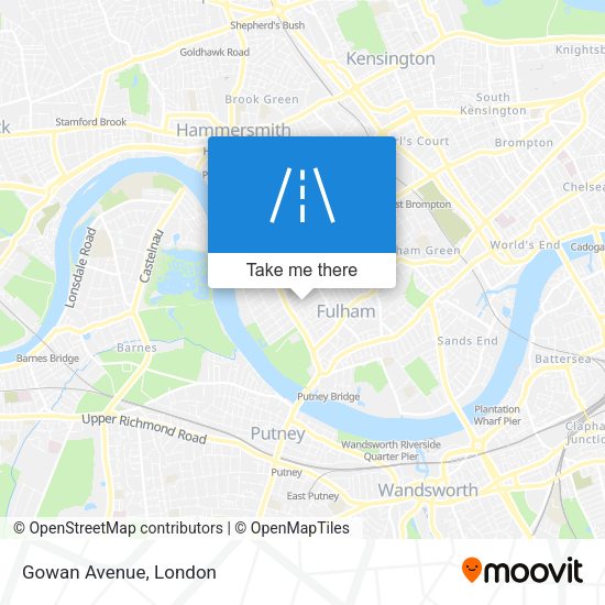 Gowan Avenue map