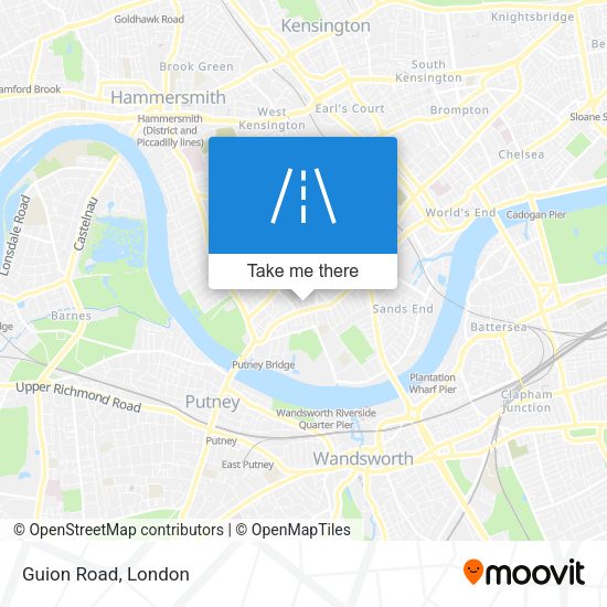 Guion Road map