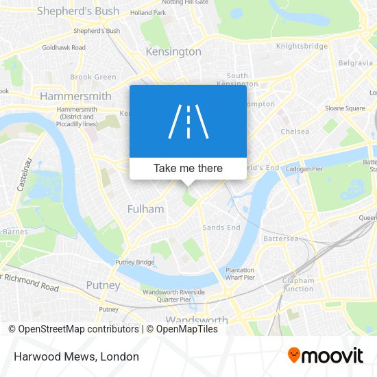Harwood Mews map