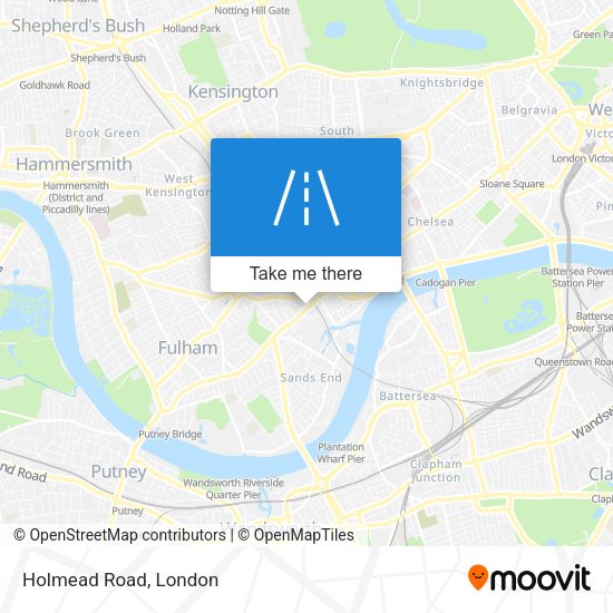 Holmead Road map
