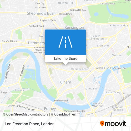 Len Freeman Place map