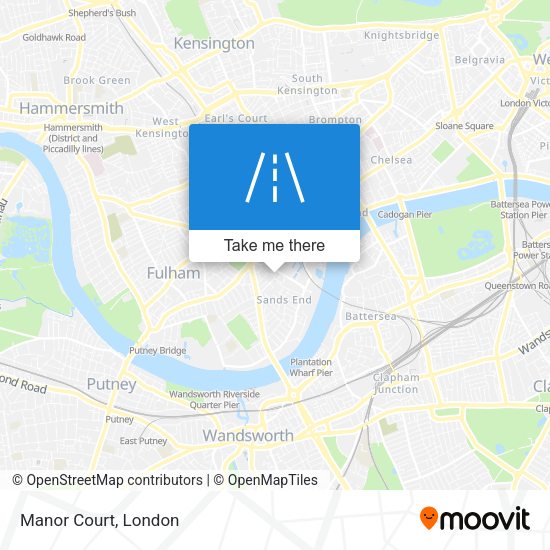 Manor Court map