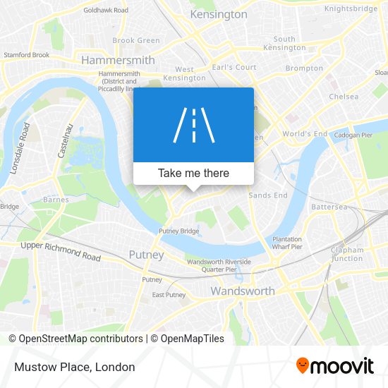 Mustow Place map