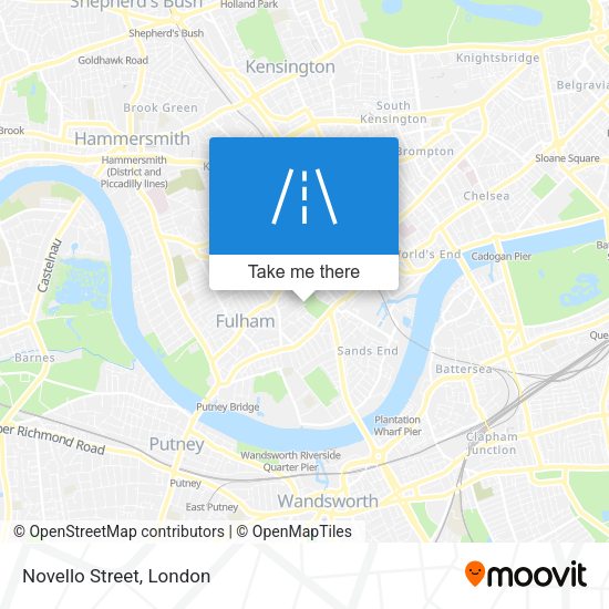 Novello Street map