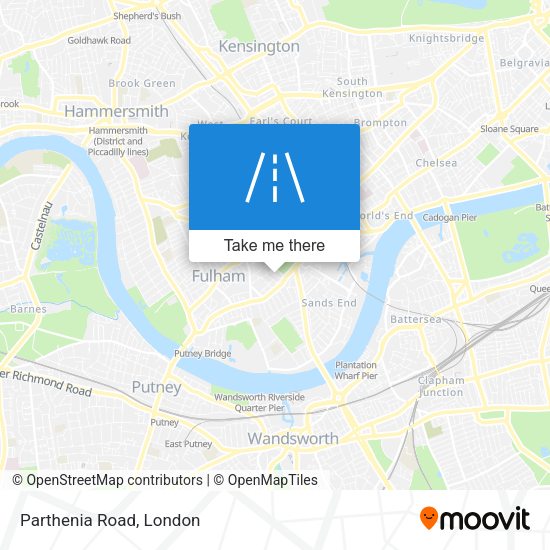 Parthenia Road map