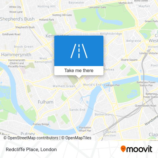Redcliffe Place map