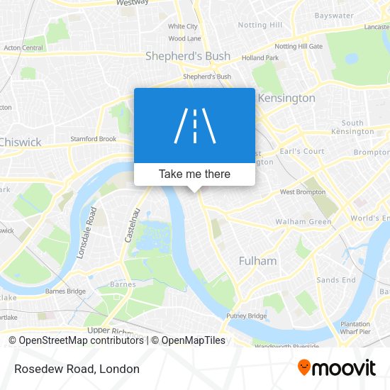 Rosedew Road map