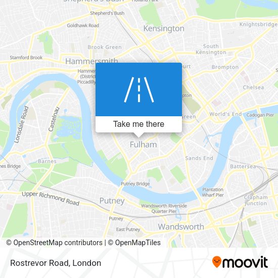 Rostrevor Road map