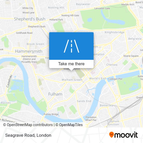 Seagrave Road map