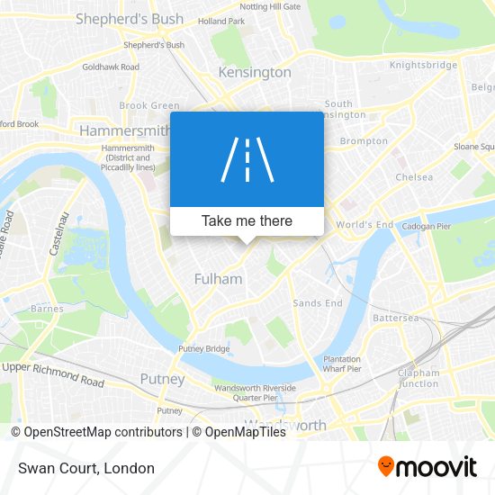 Swan Court map
