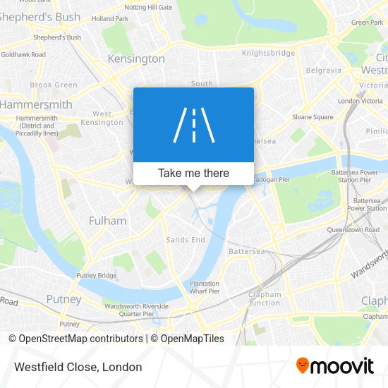 Westfield Close map