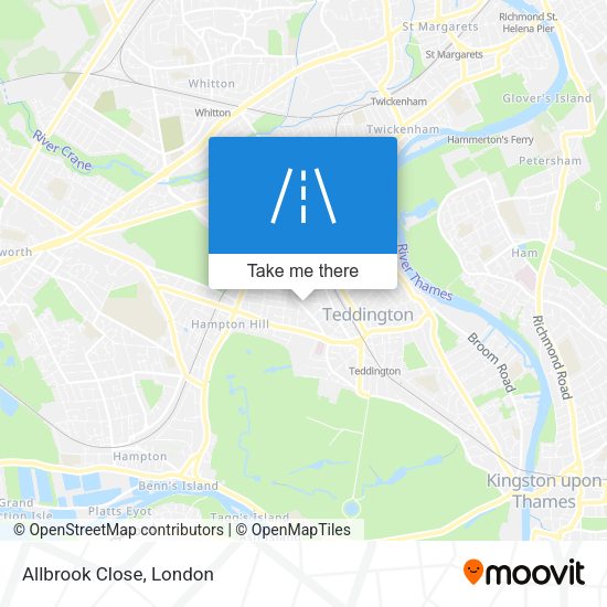 Allbrook Close map