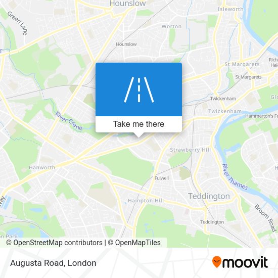 Augusta Road map