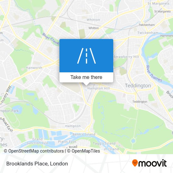 Brooklands Place map
