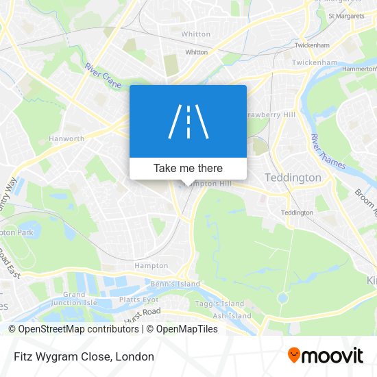 Fitz Wygram Close map