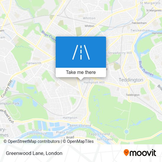 Greenwood Lane map