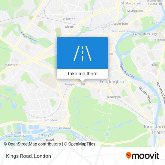 Kings Road map