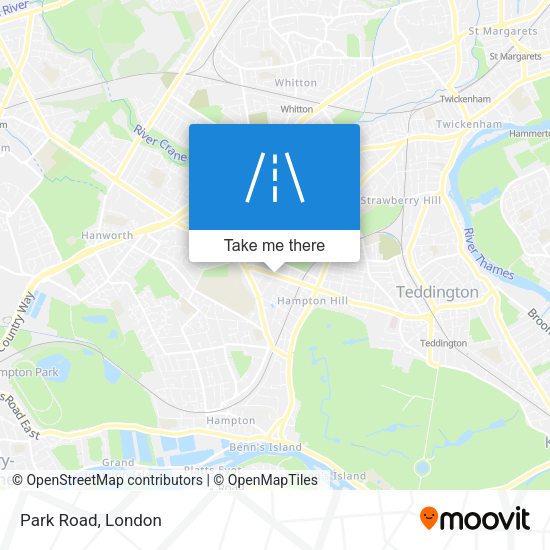 Park Road map