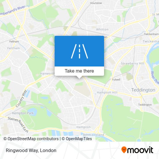 Ringwood Way map