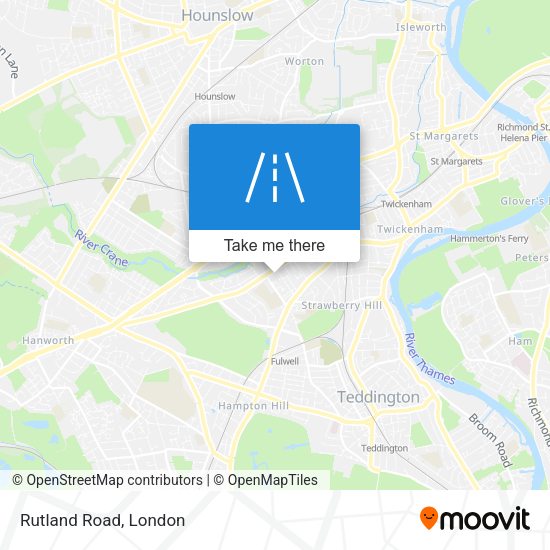 Rutland Road map