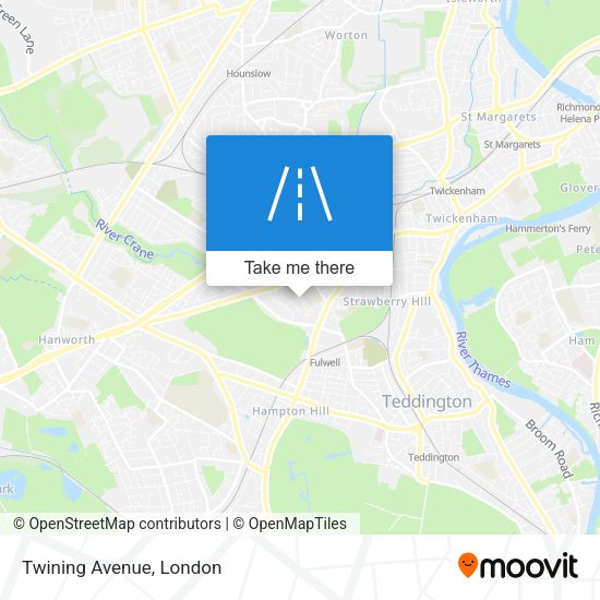 Twining Avenue map