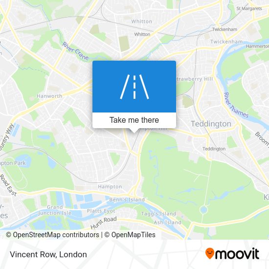 Vincent Row map