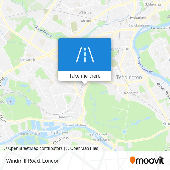 Windmill Road map