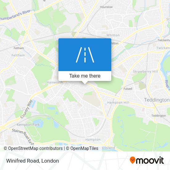 Winifred Road map