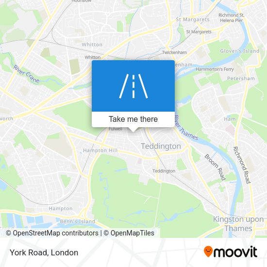 York Road map
