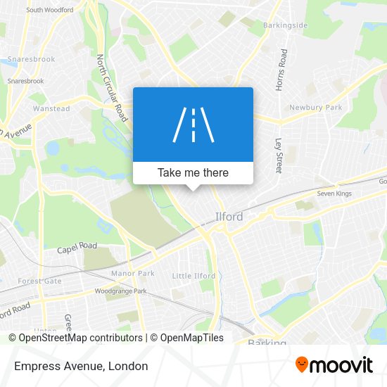 Empress Avenue map