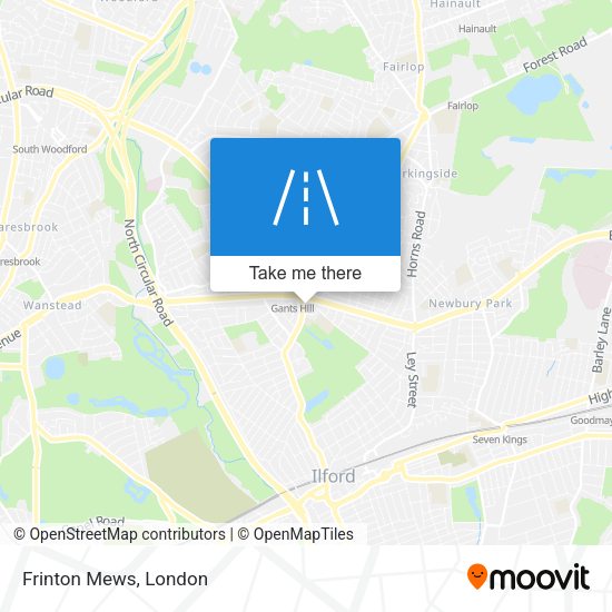 Frinton Mews map