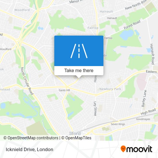 Icknield Drive map