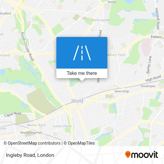 Ingleby Road map